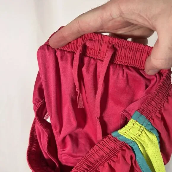 Nike Running Shorts Women's Medium Pink Pull On Drawstring Lined Dri-Fit - Picture 8 of 8